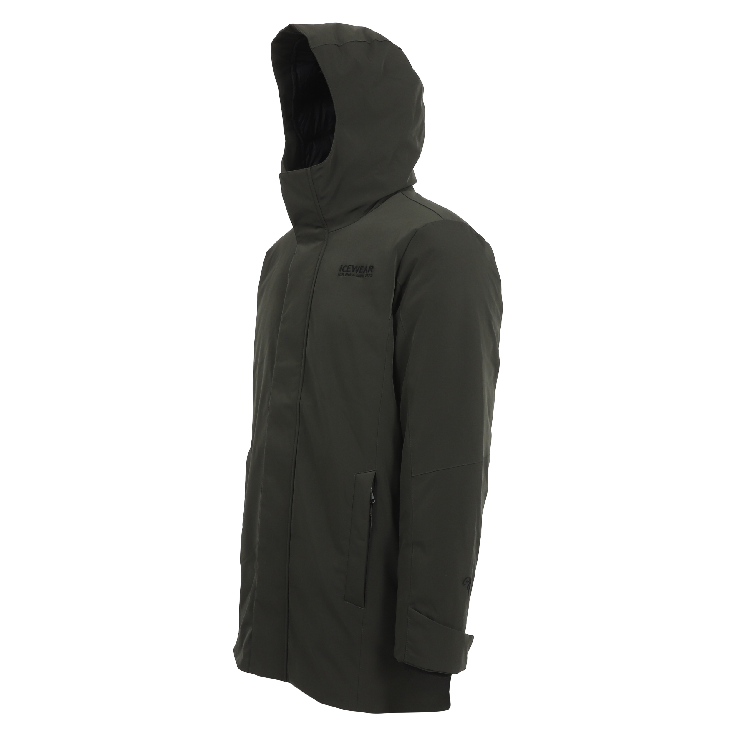 Reykjavik winter coat Icelandic wool padding  