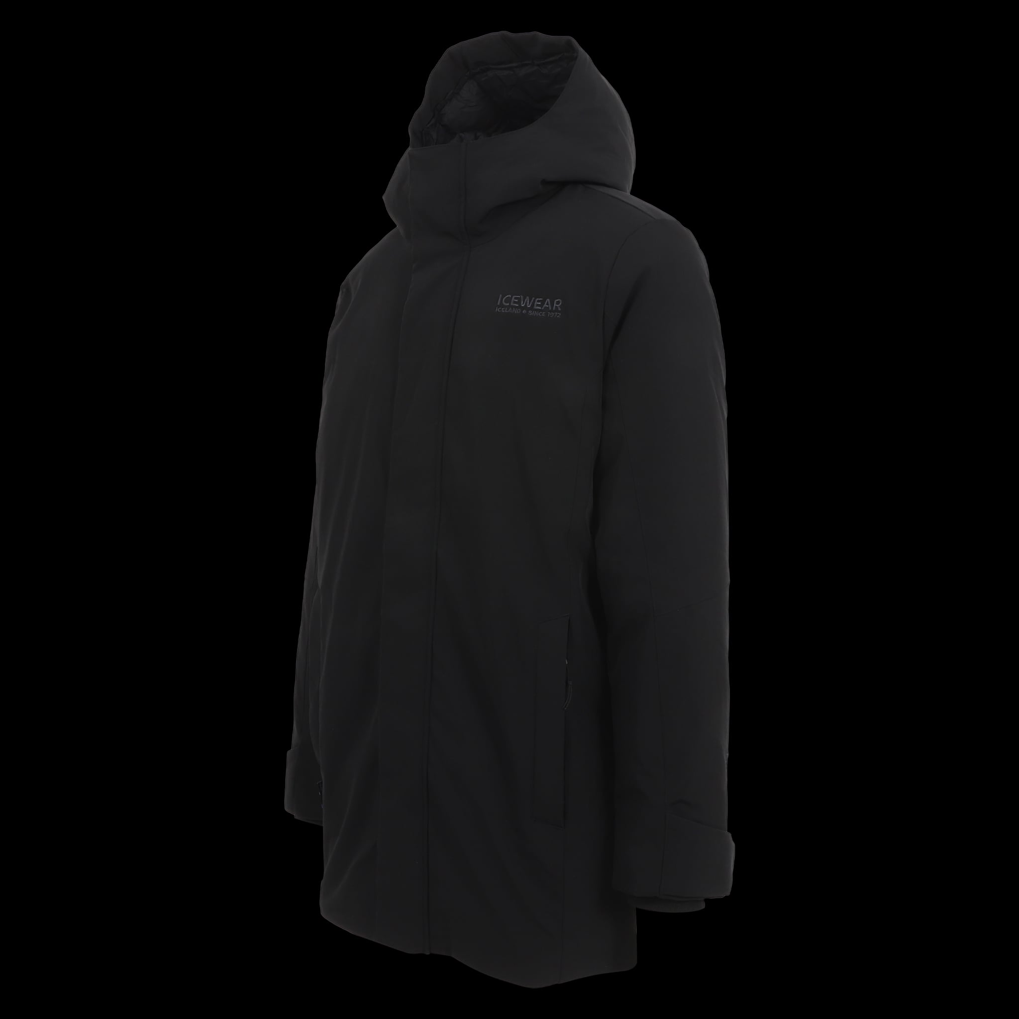 Reykjavik winter coat Icelandic wool padding  