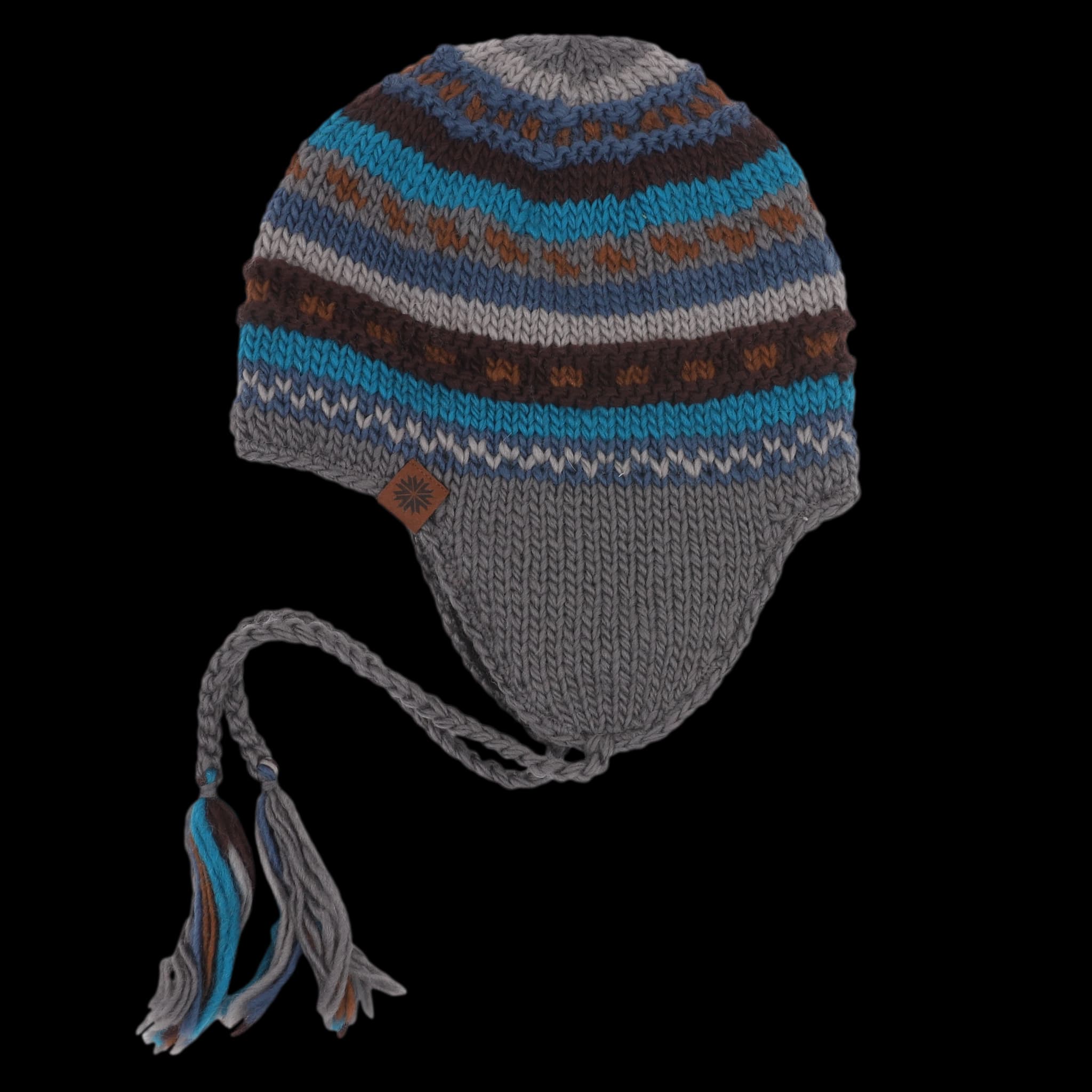 Magney Hand knitted wool ear cover hat