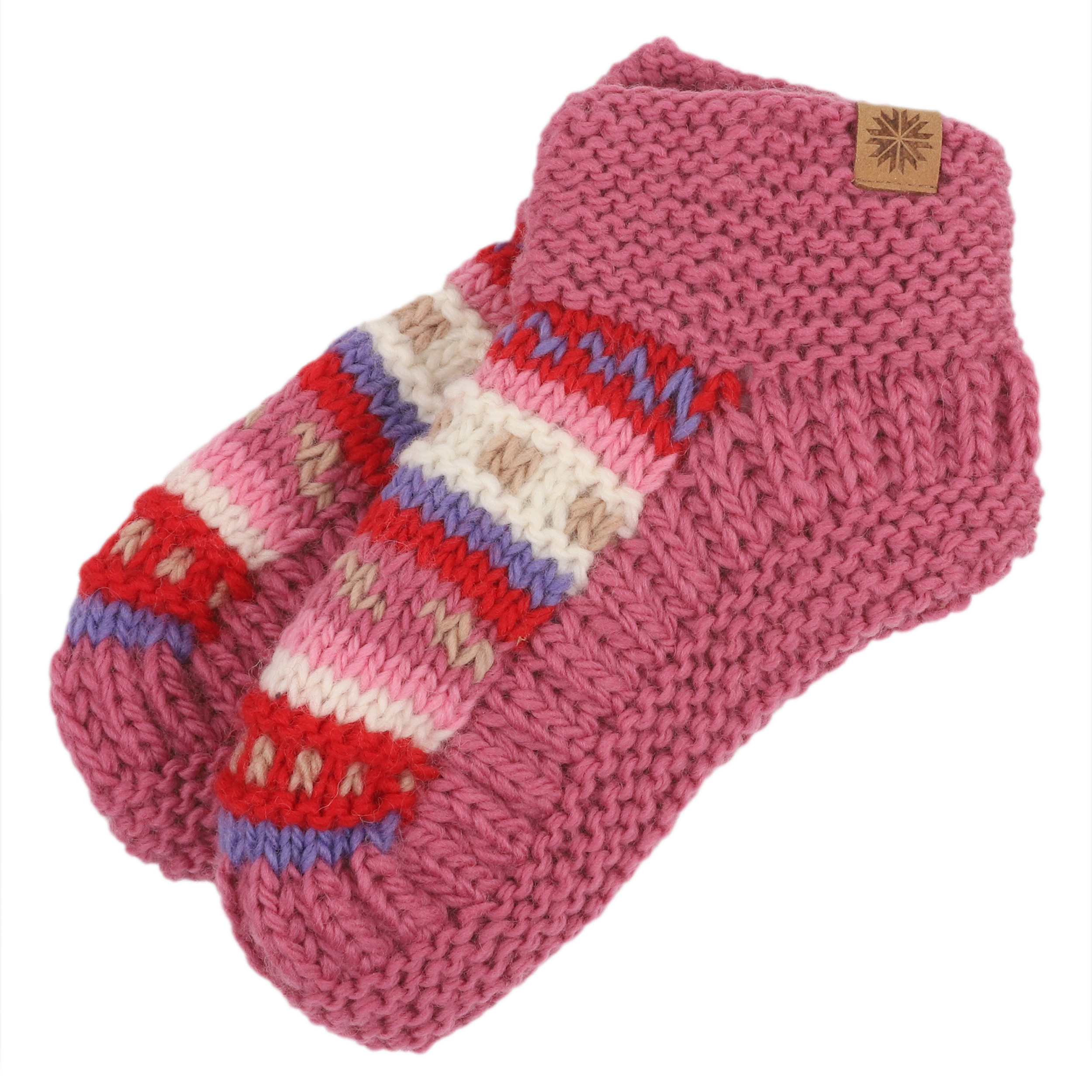 Magney Chaussettes en laine tricotées main