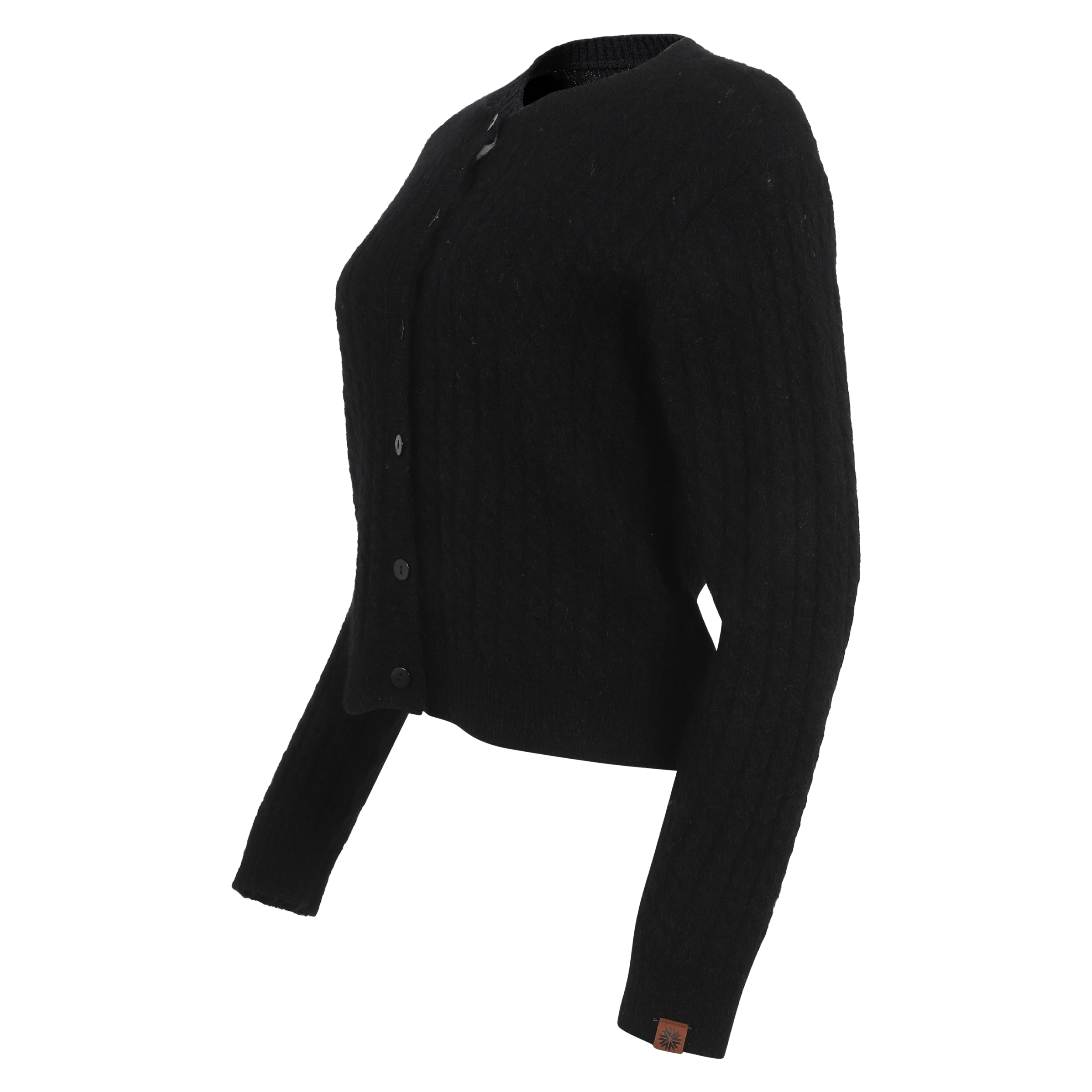 Kaðaldalur mohair ullarpeysa í kvennasniði