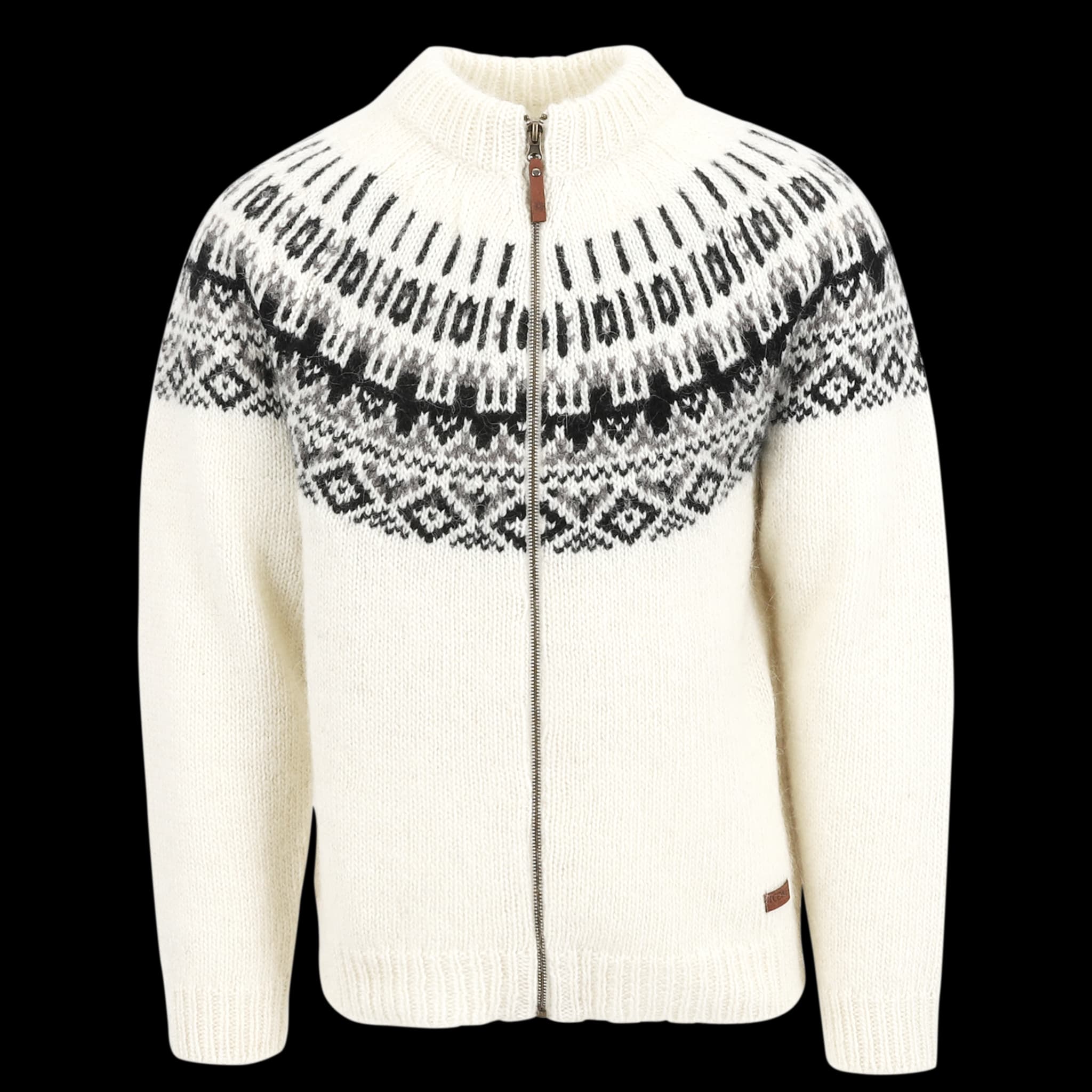 Elis Wool Sweater with full Zip