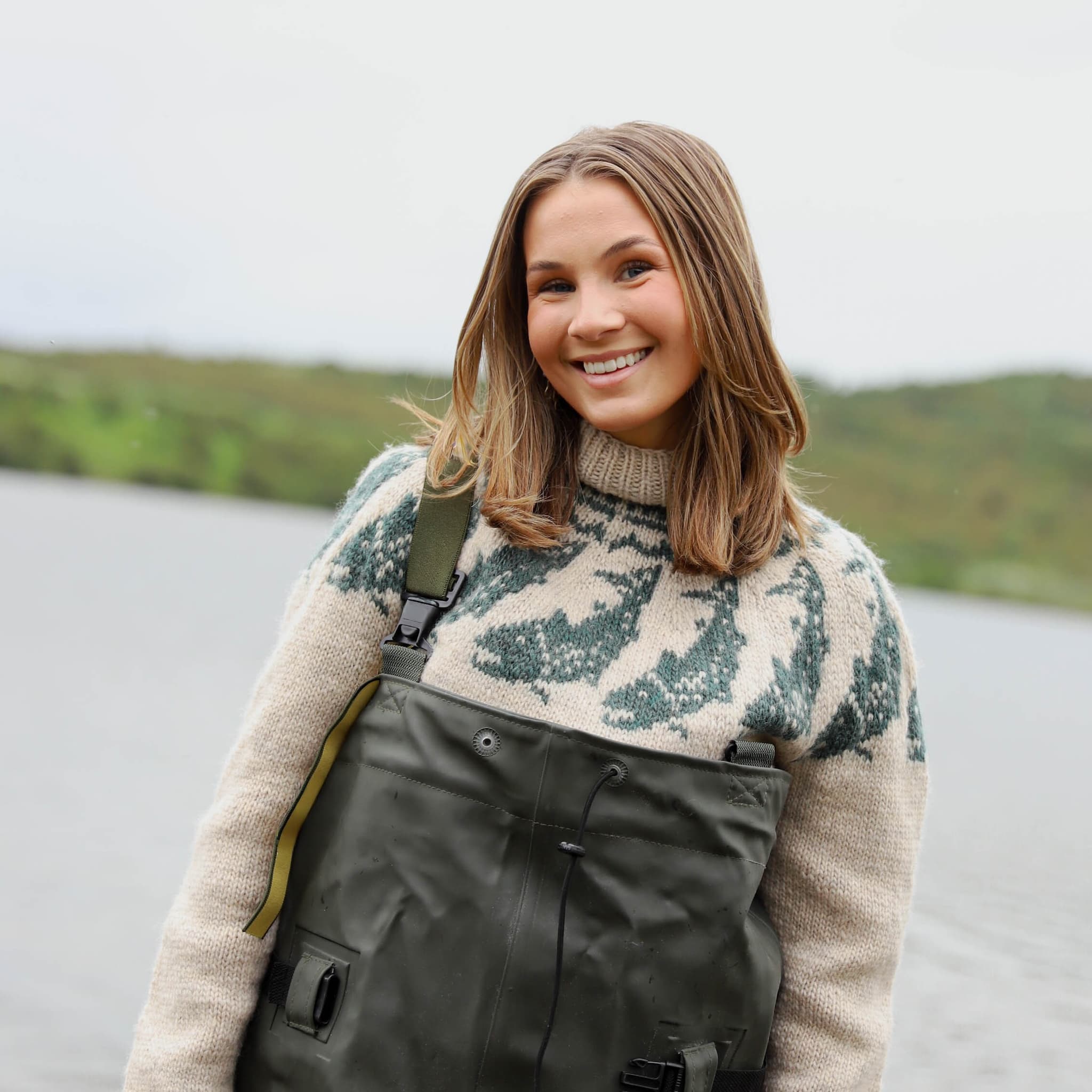 Stórlax adult sweater knitting pattern