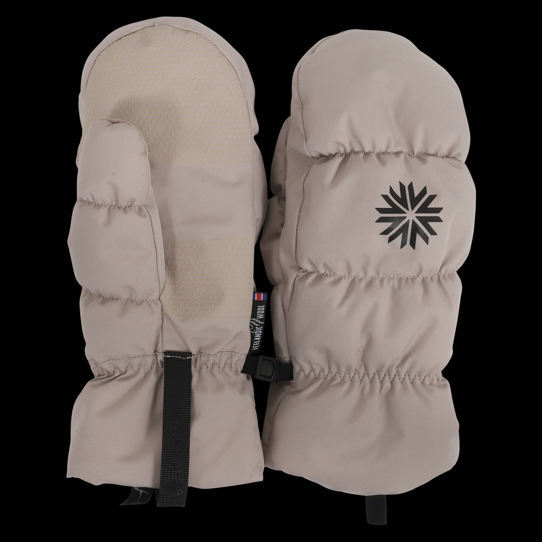 Hvítárvatn wool insulated waterproof mittens