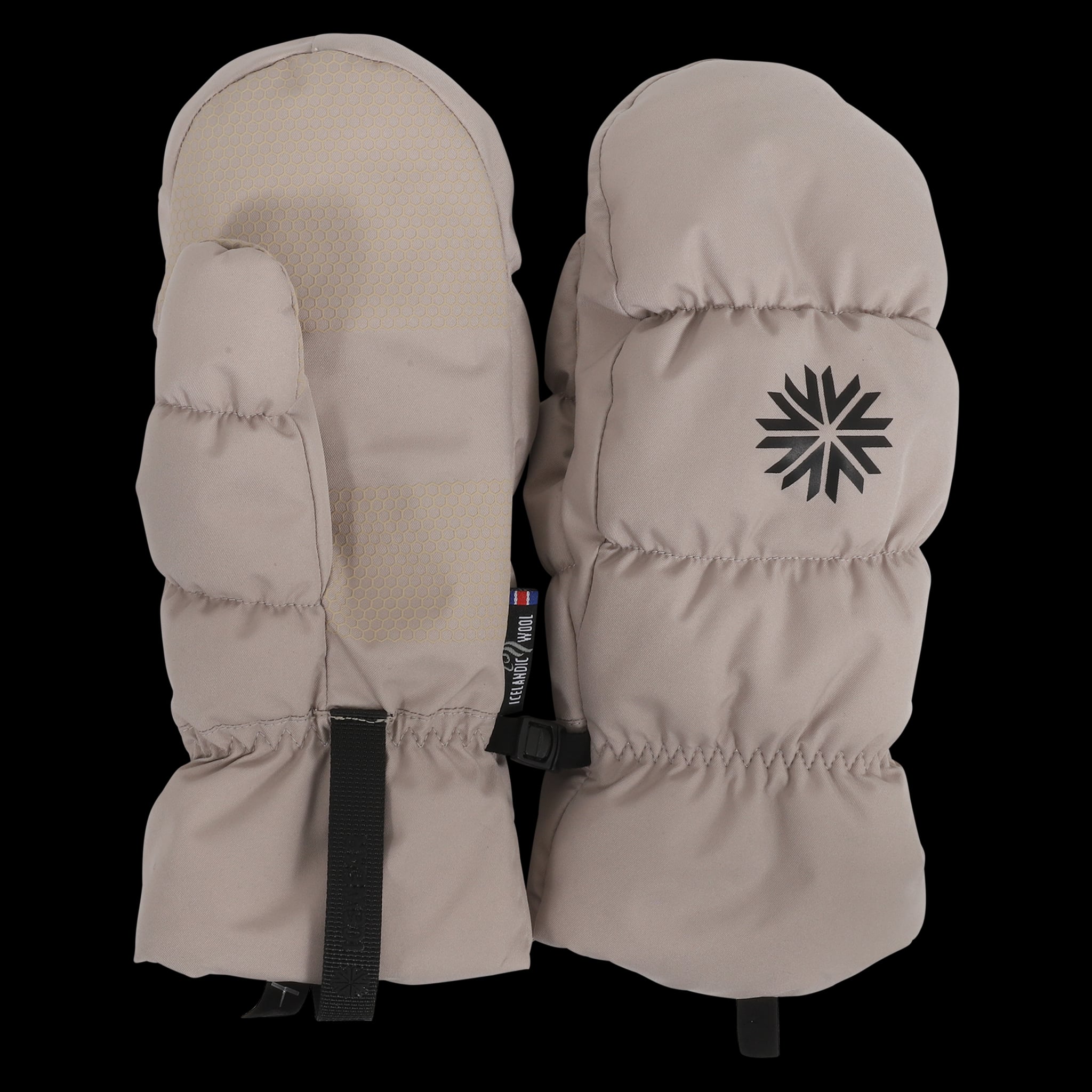 Hvítárvatn wool insulated waterproof mittens