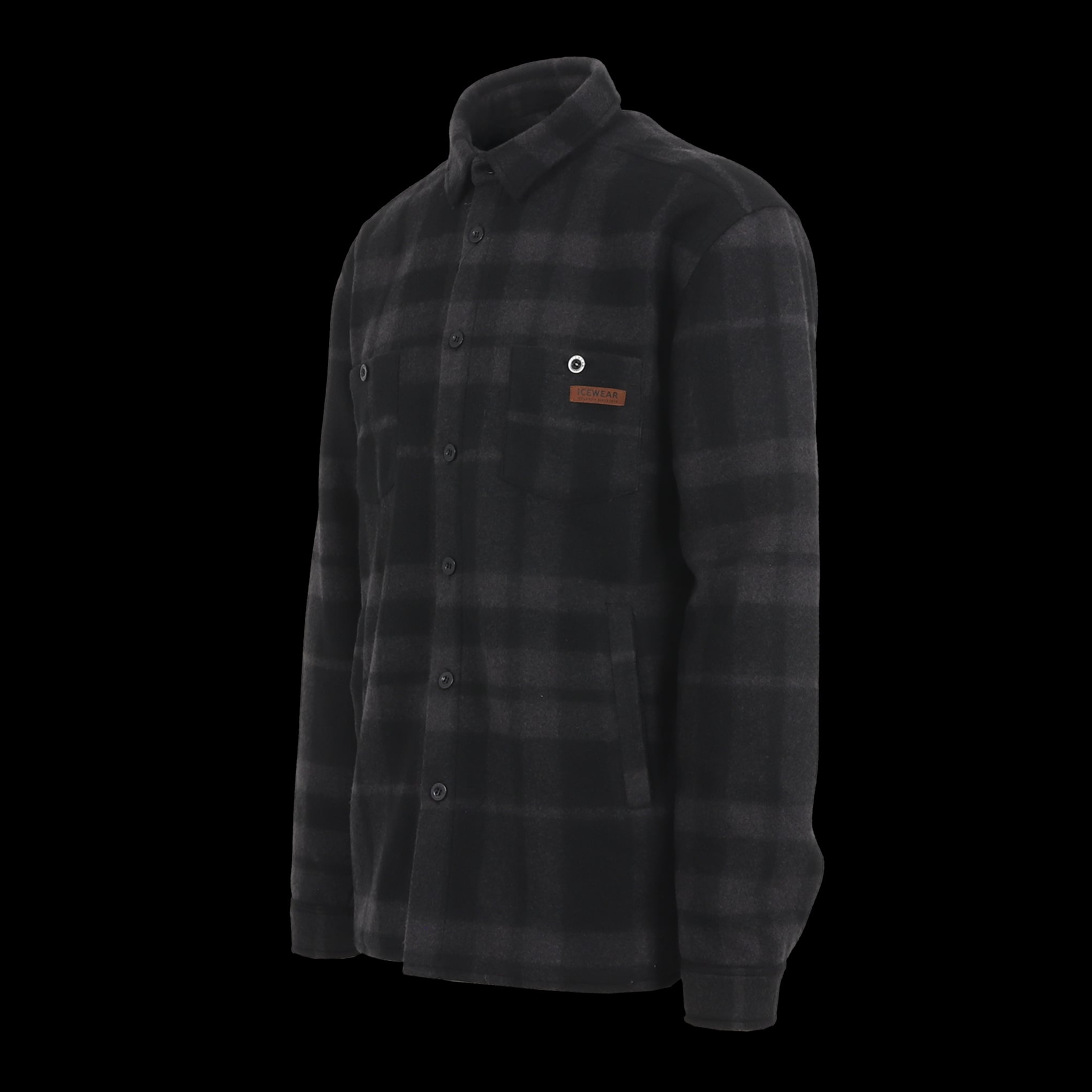 Skógarás Chemise en polaire et en laine