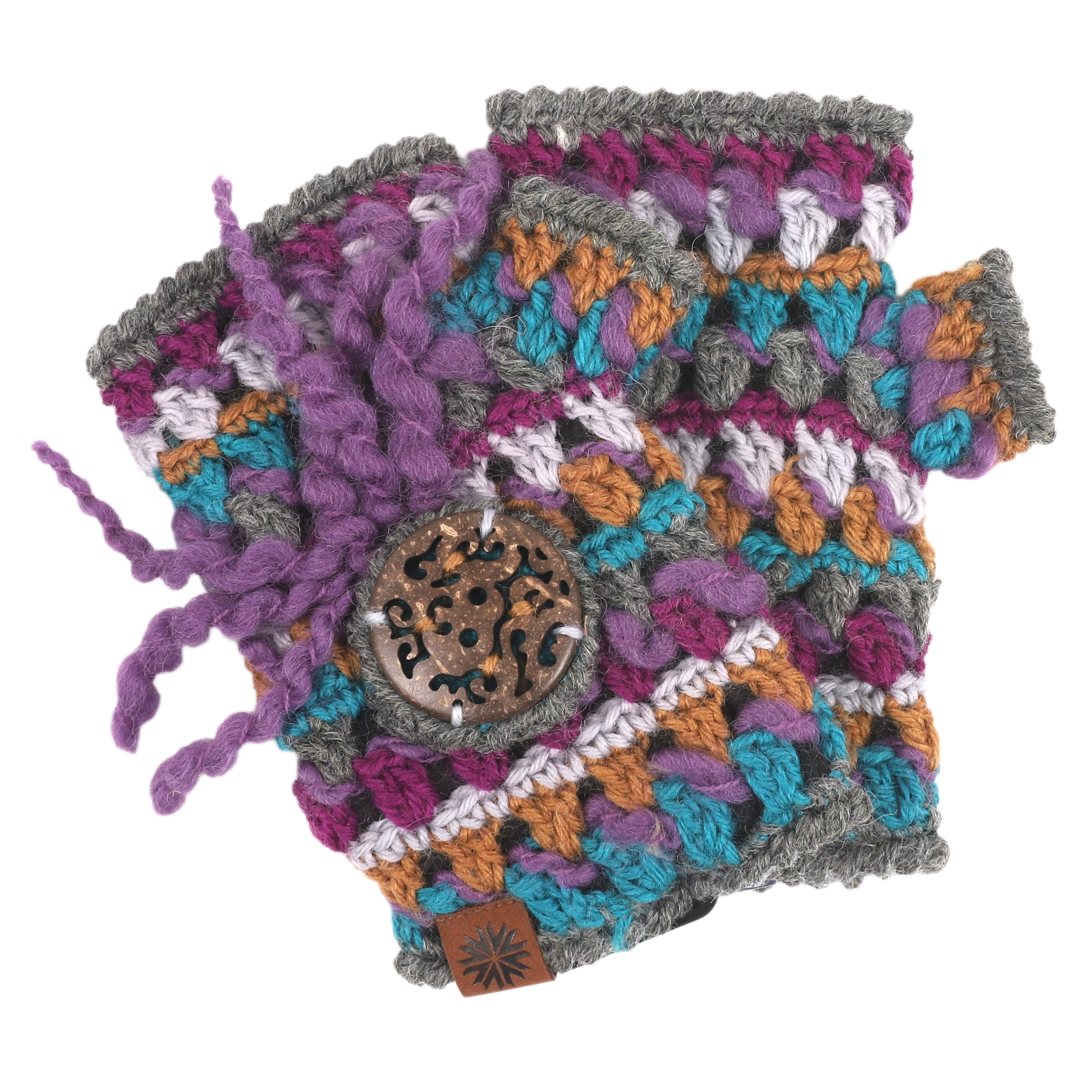 Laufey hand crochet wool mittens