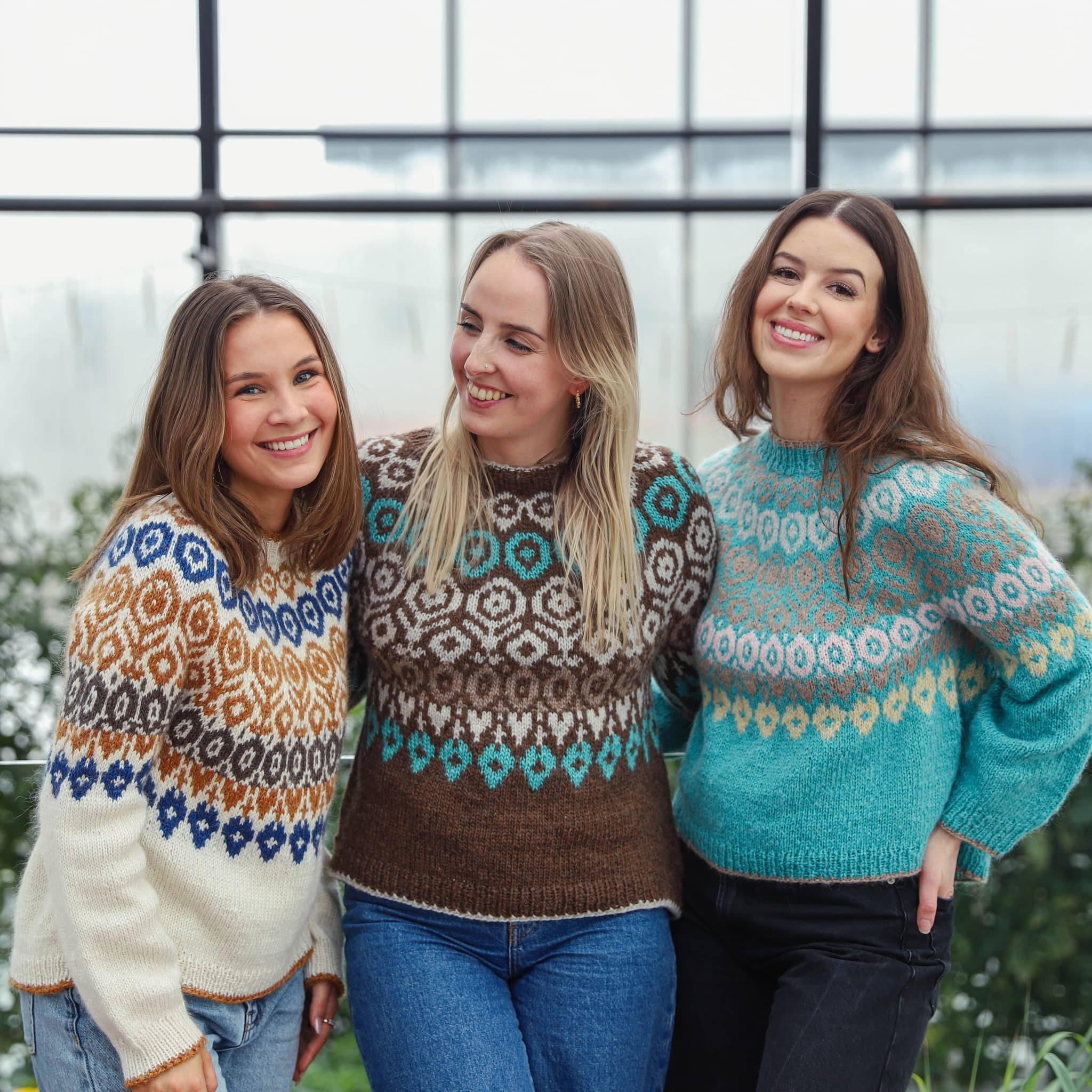 Bríet womens' sweater knitting pattern