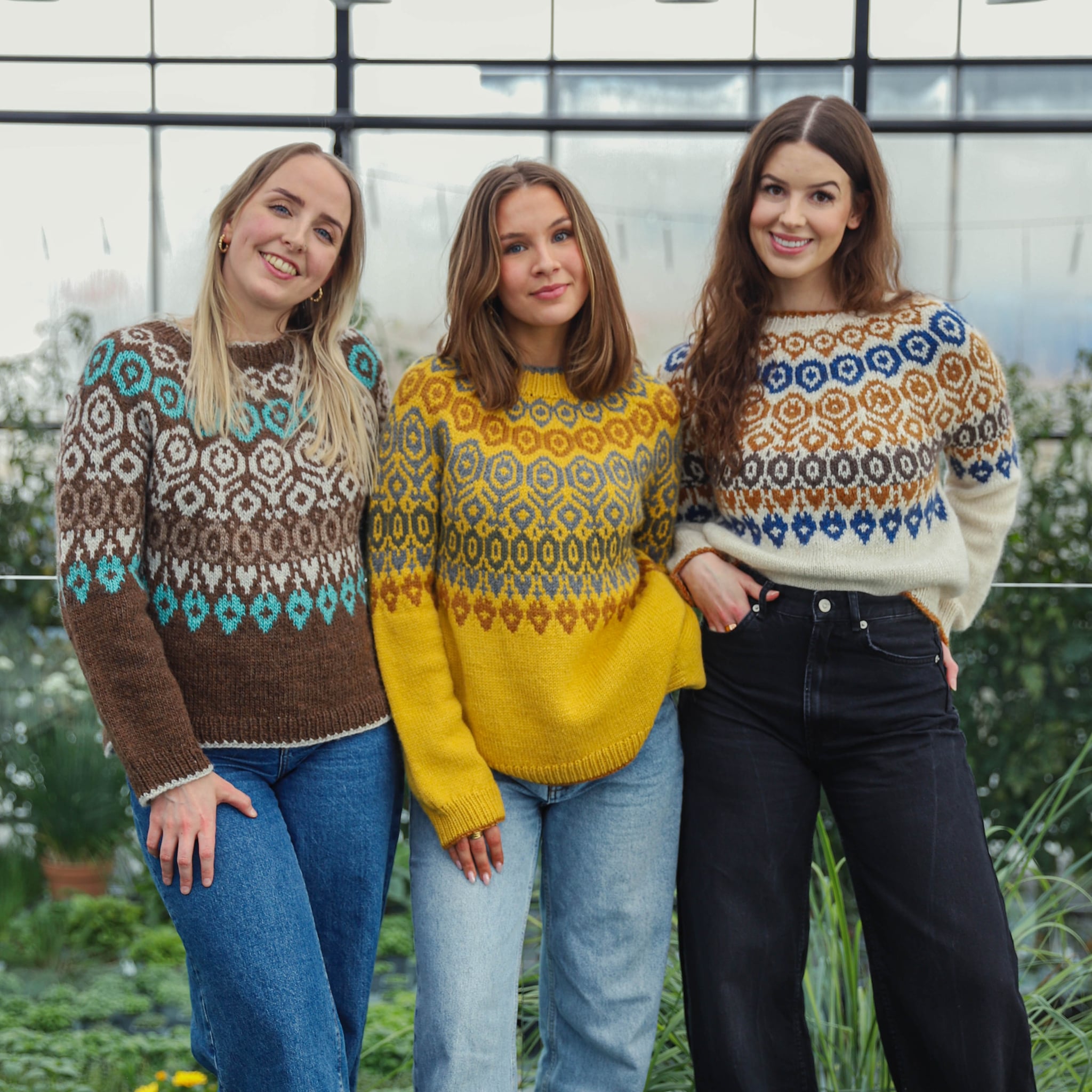 Bríet womens' sweater knitting pattern